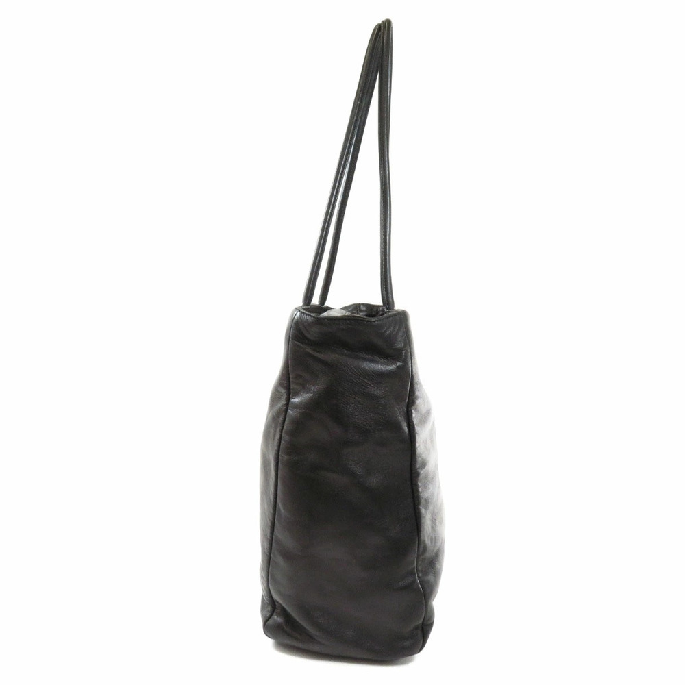 Prada Logo Plate Tote Bag Lambskin - Picture 3 of 11